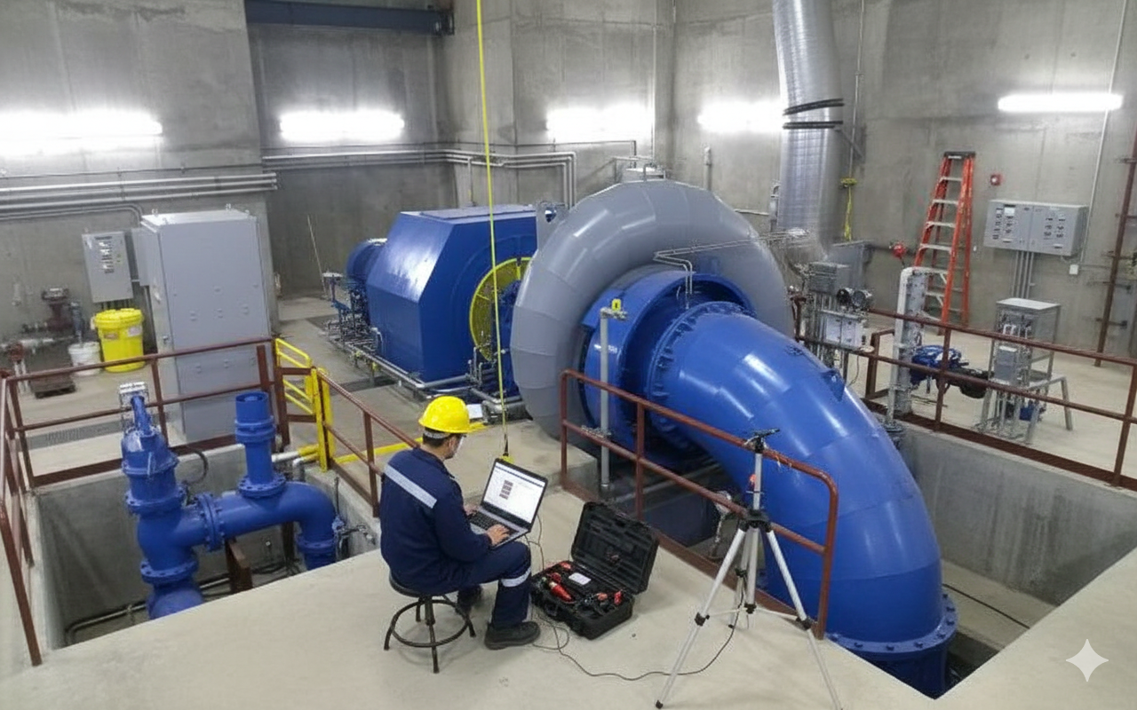 Generador hidroeléctrico para análisis técnico de operación